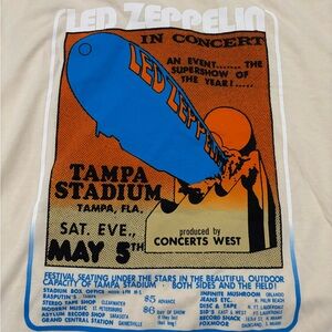 Led Zeppelin Concert Graphic Tee